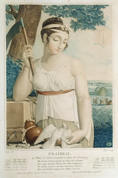 Prairial (May-June), Ninth Month of the Republican Calendar, Engraved by Tresca by Louis Lafitte